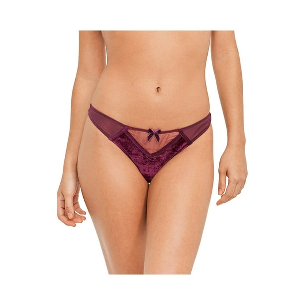 Figleaves Womens Velvet Kiss Thong Figleaves Womens Velvet Kiss Thong